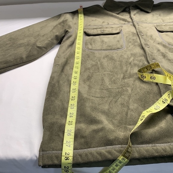 Point Zero Shacket Jacket Army Green Size Large - Picture 13 of 13